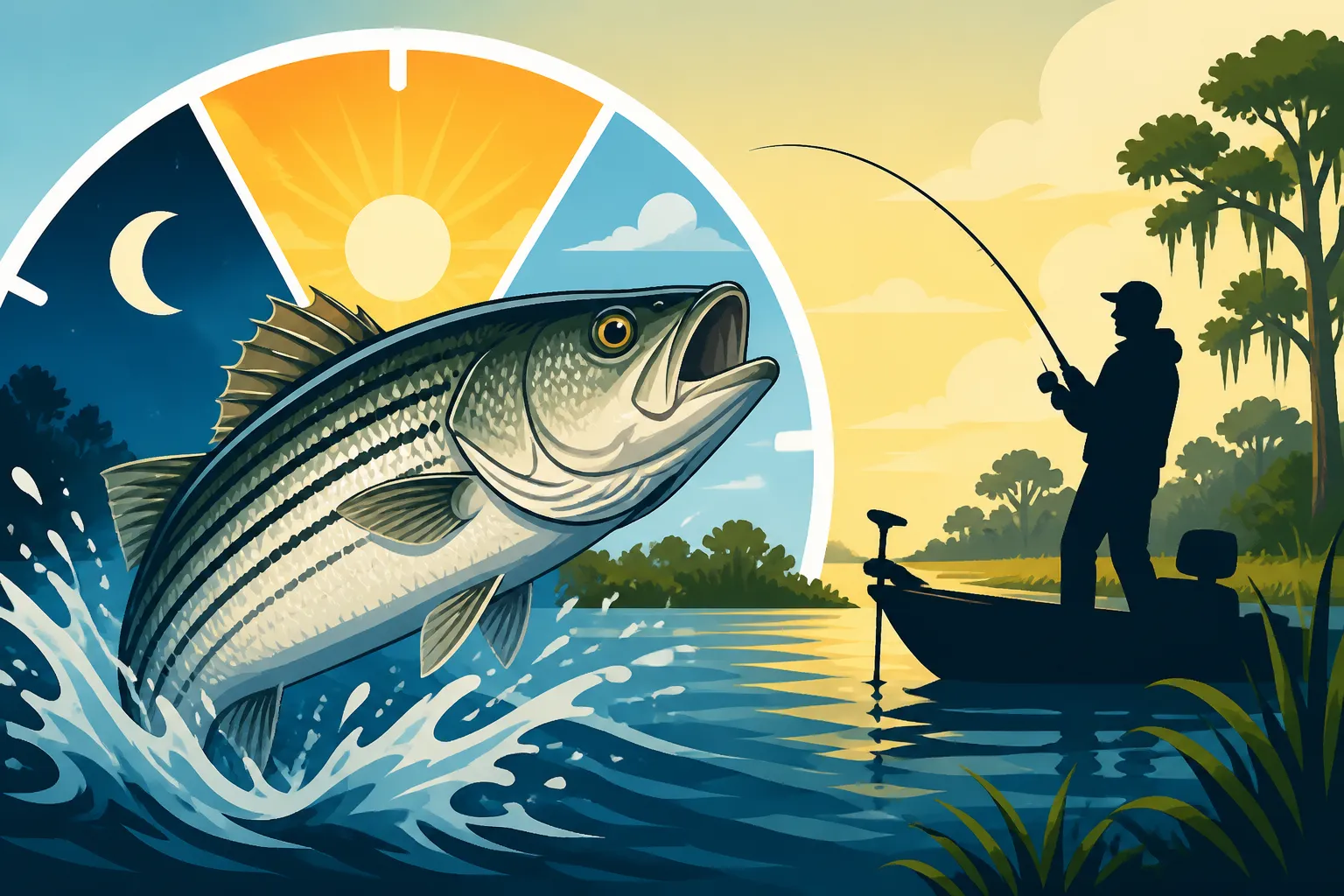 Best Time to Catch Striped Bass on South Carolina's Rivers