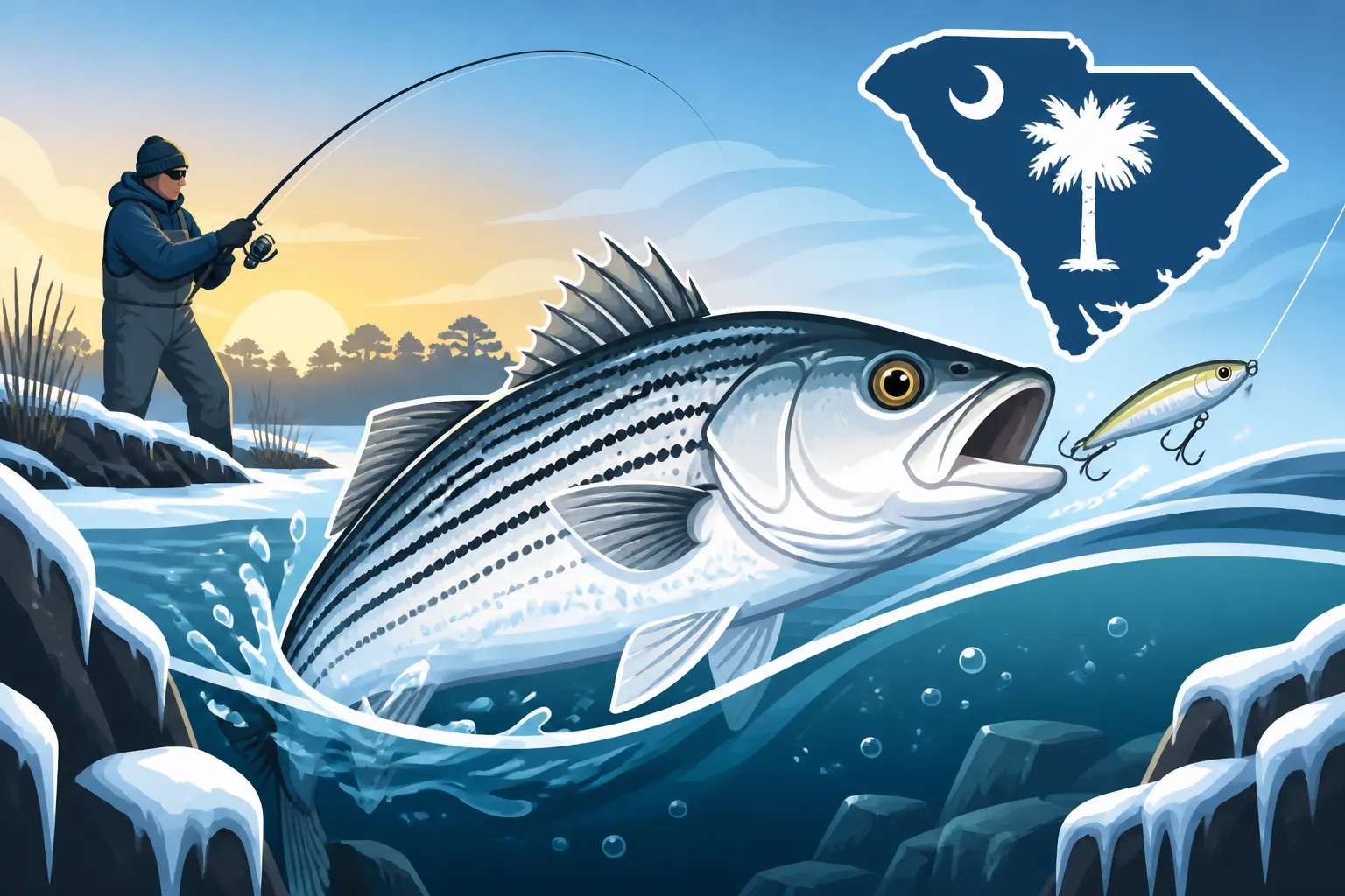 How to Catch Striped Bass in Cold Water