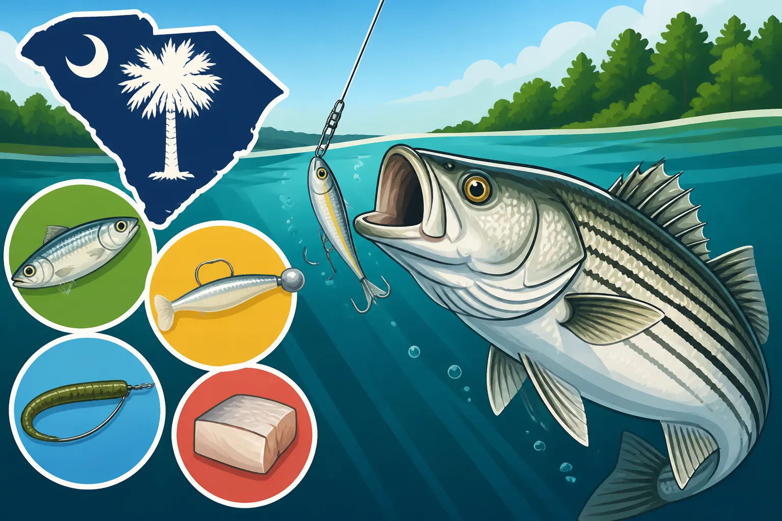 Best Bait for Striped Bass in Freshwater Lakes