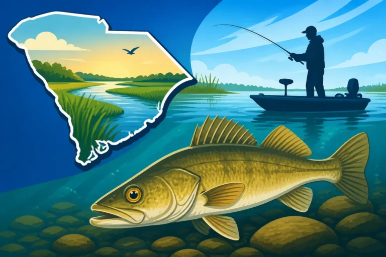 Sauger Fishing Spots in South Carolina