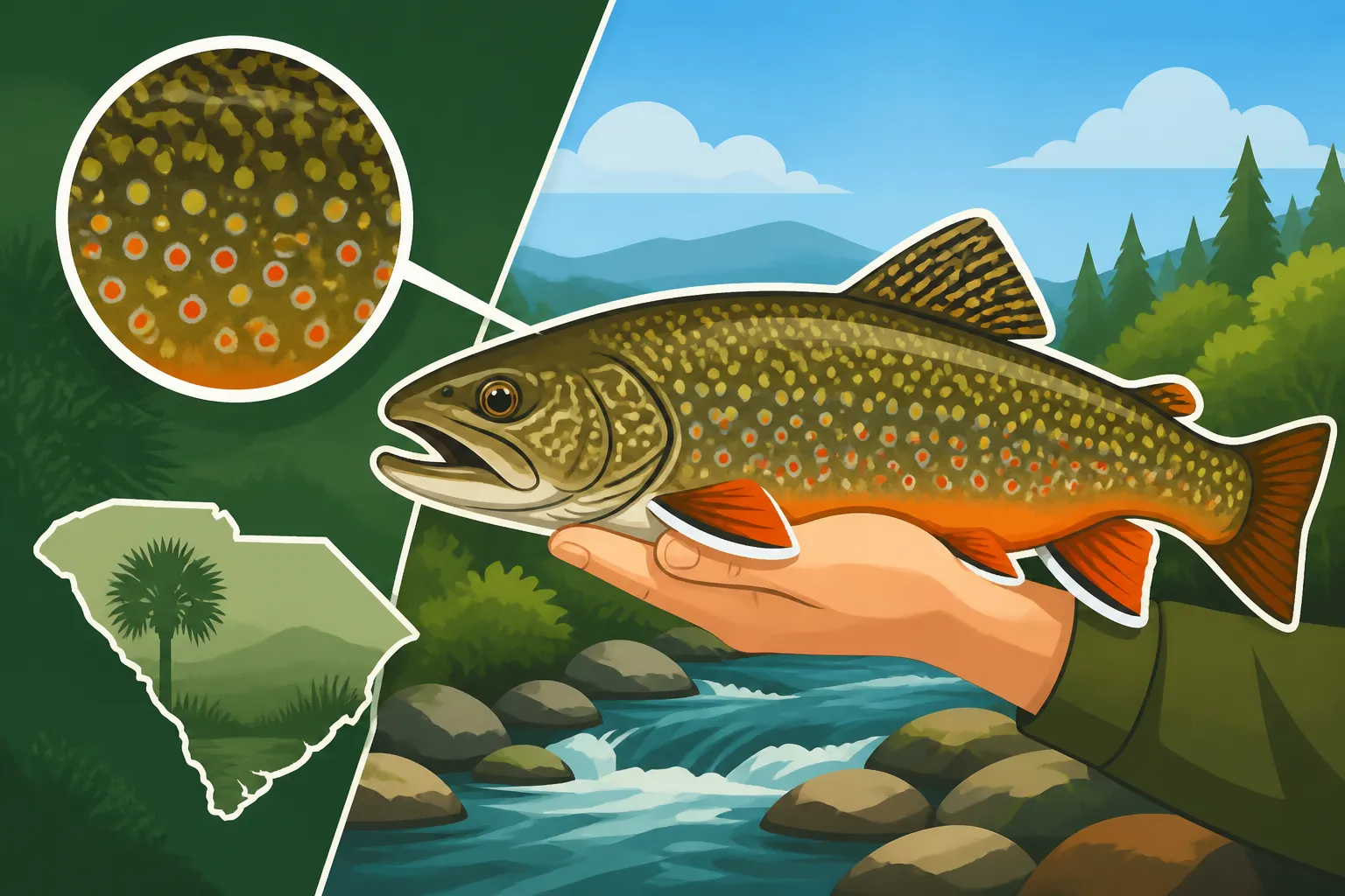 How to Identify a Native Brook Trout