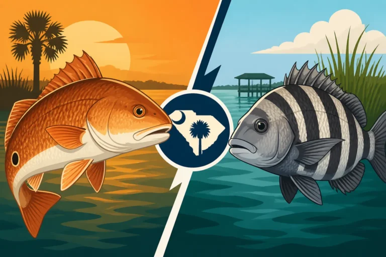 Redfish vs Sheepshead: Comparing Two Lowcountry Favorites