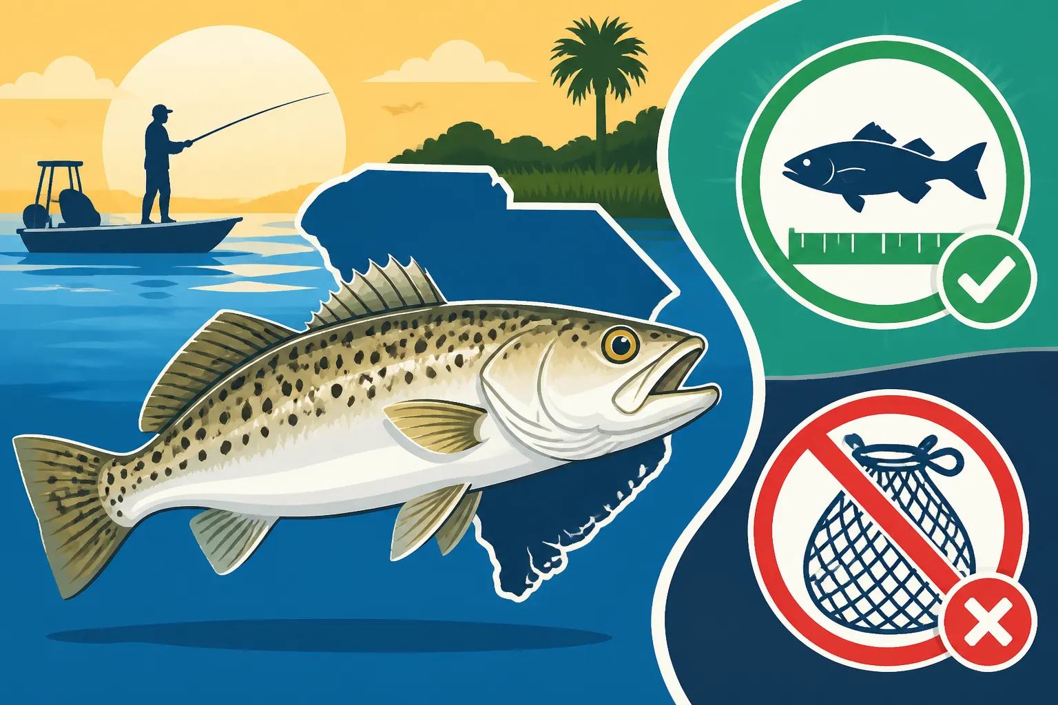 South Carolina Spotted Seatrout Fishing Regulations Explained