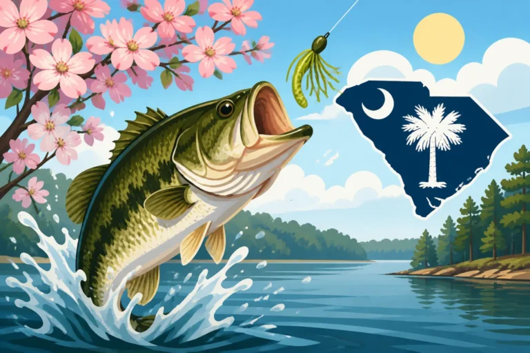 Spring Bass Fishing on South Carolina's Lake Hartwell