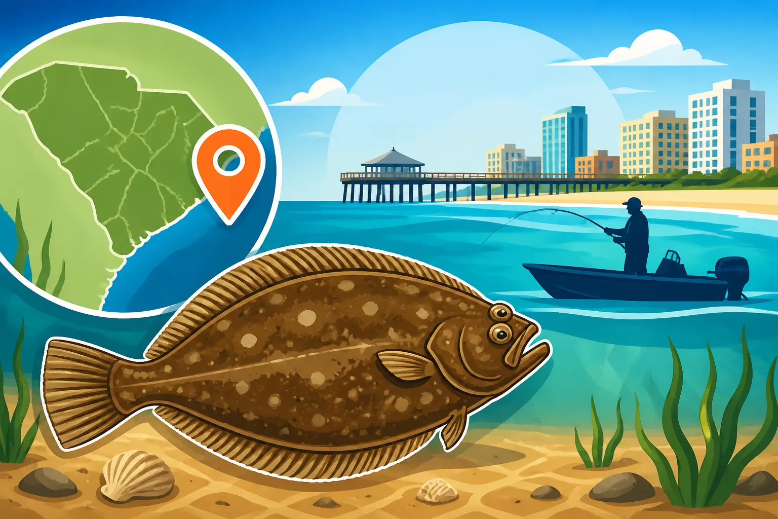 Where to Catch Flounder Near Myrtle Beach