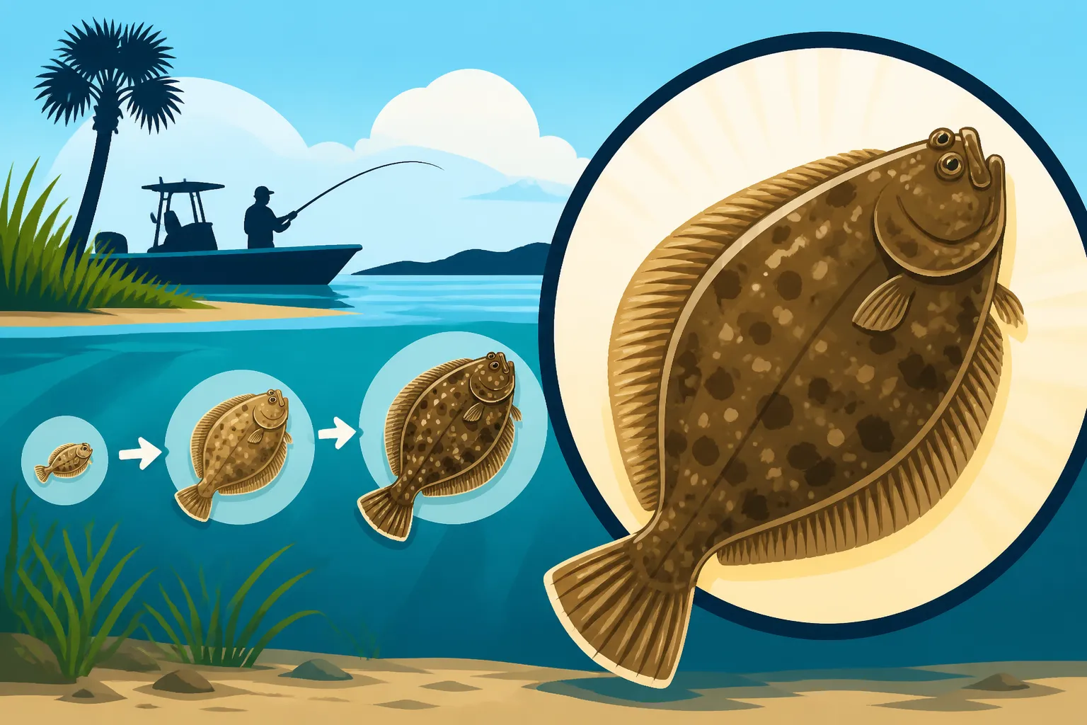 How Long Does It Take a Flounder to Grow to Keeper Size?