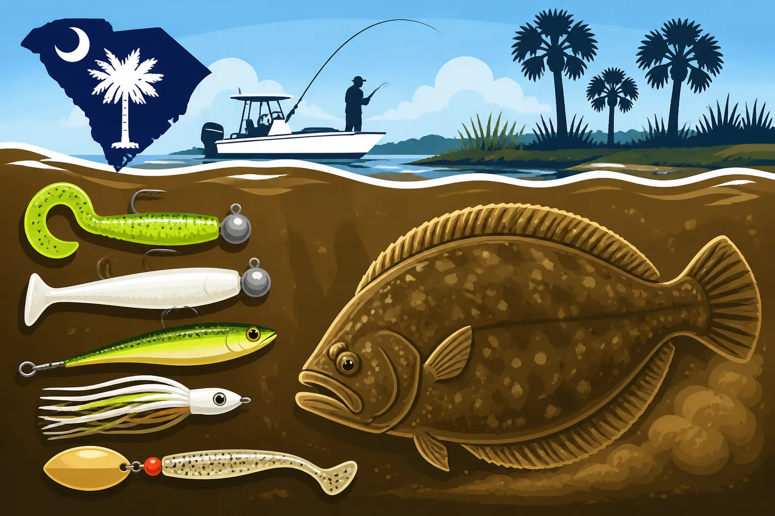 Best Lures for Flounder in Muddy Water