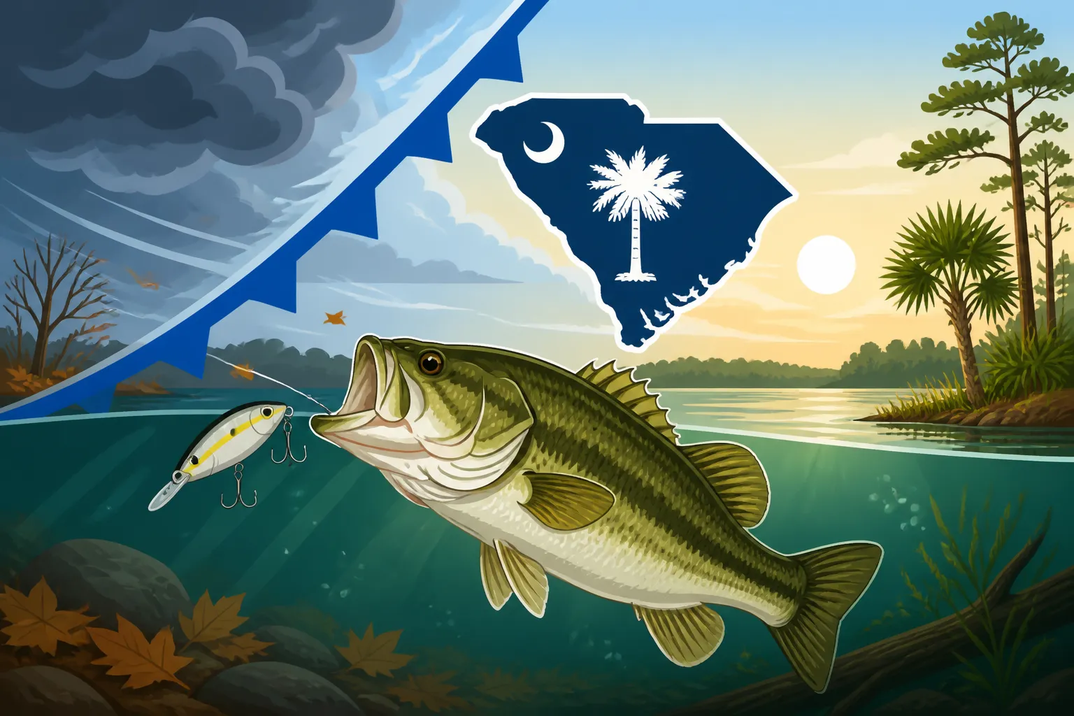 How to Catch Bass After a Cold Front