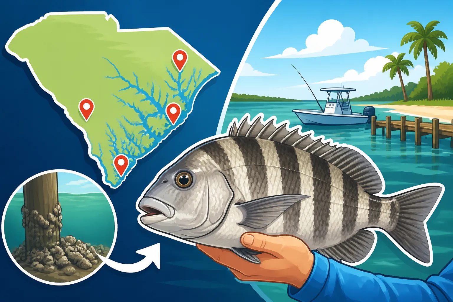 Sheepshead Fishing Spots for Beginners