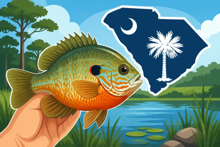 Redbreast Sunfish Fishing Spots in South Carolina