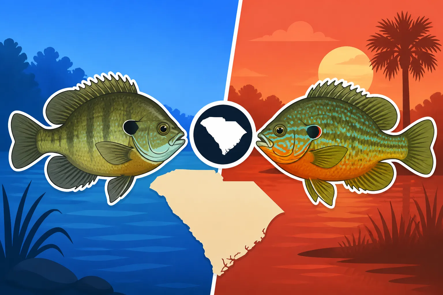 How to Identify a Bluegill vs a Redbreast Sunfish