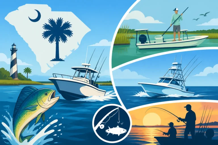 South Carolina Charter Fishing Costs and Trip Types