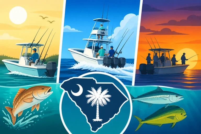 South Carolina Fishing Charter Trip Lengths Compared