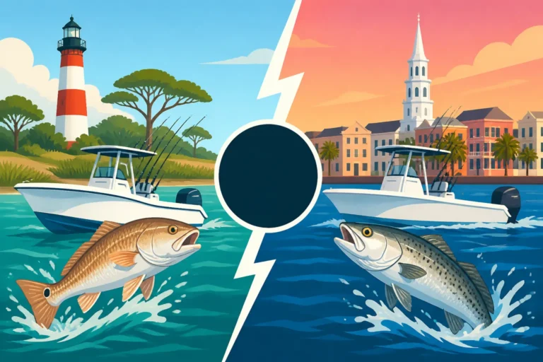 Hilton Head vs Charleston Charter Fishing Trips