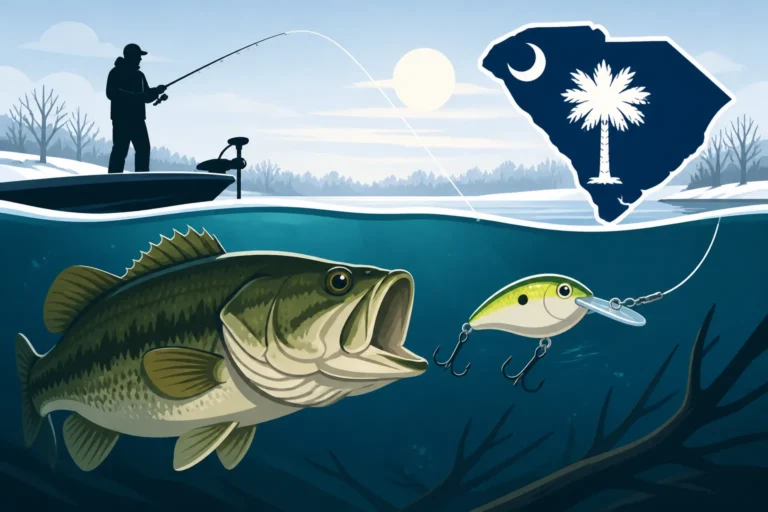 Slow-Rolling a Crankbait for Winter Bass