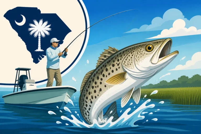South Carolina Speckled Trout Charter Trips