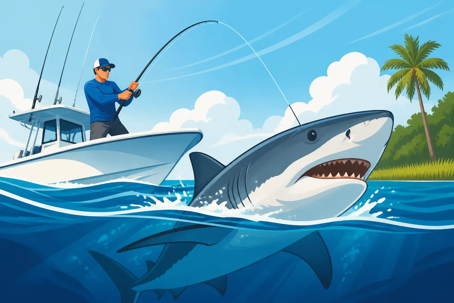 Shark Fishing Charters in South Carolina Waters
