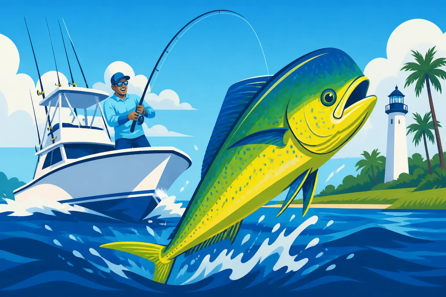 Mahi-Mahi Charter Fishing Trips in South Carolina