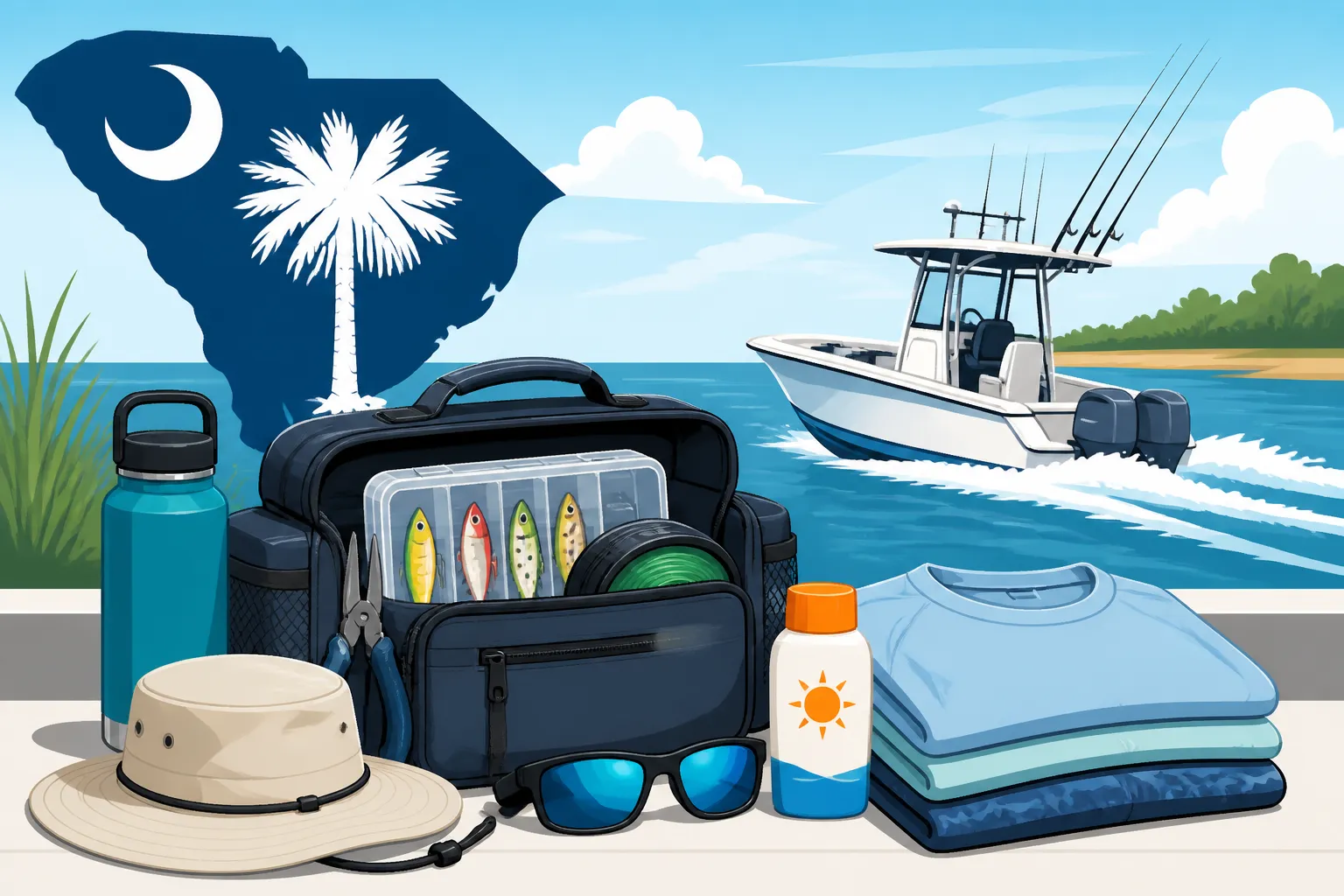 What to Bring on a South Carolina Fishing Charter