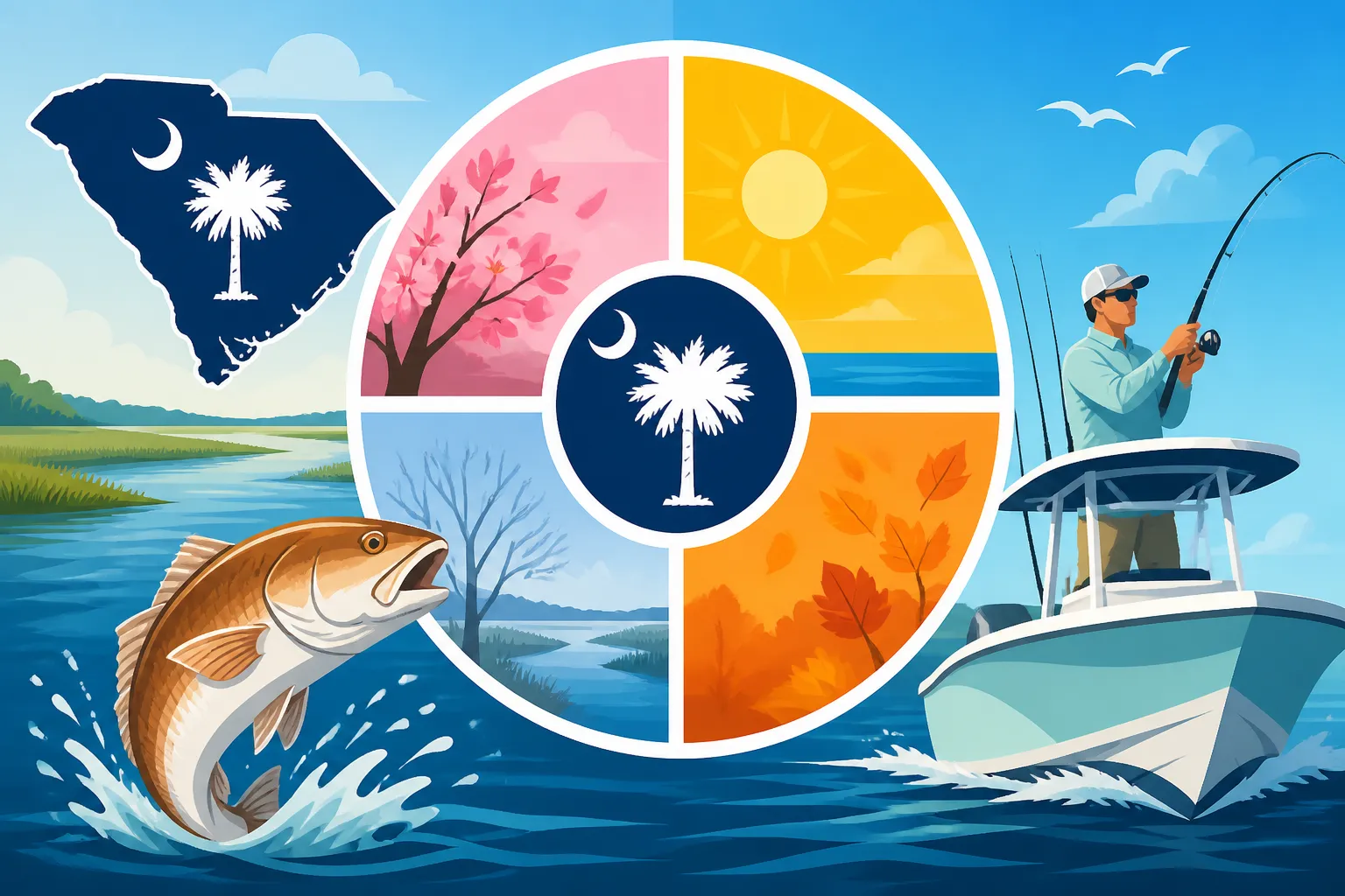 Best Time of Year to Book a South Carolina Fishing Charter