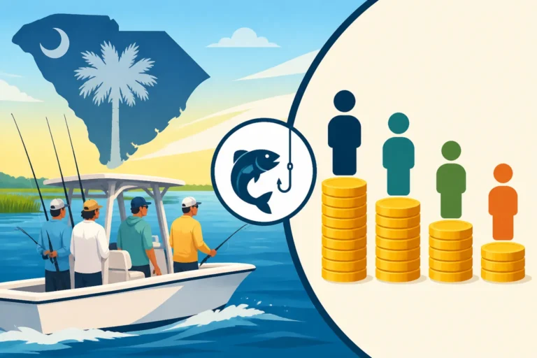 Group Size and Per-Person Charter Costs in South Carolina