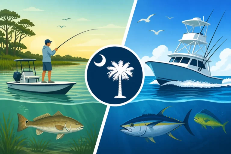 Choosing Between Inshore and Offshore Trips in South Carolina