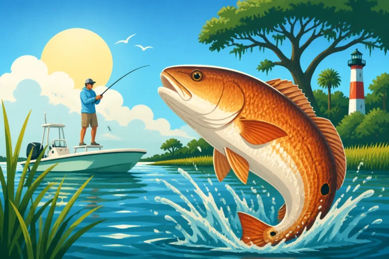 Hilton Head Redfish Fishing Charter Trips
