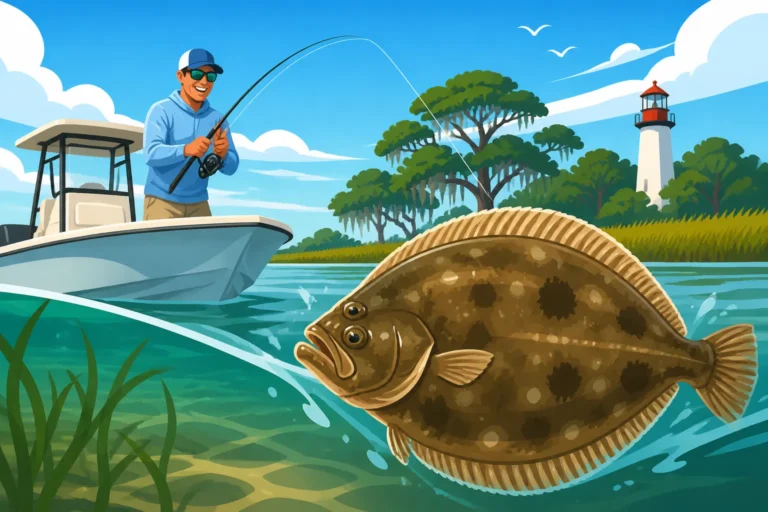 Hilton Head Flounder Fishing Charter Trips