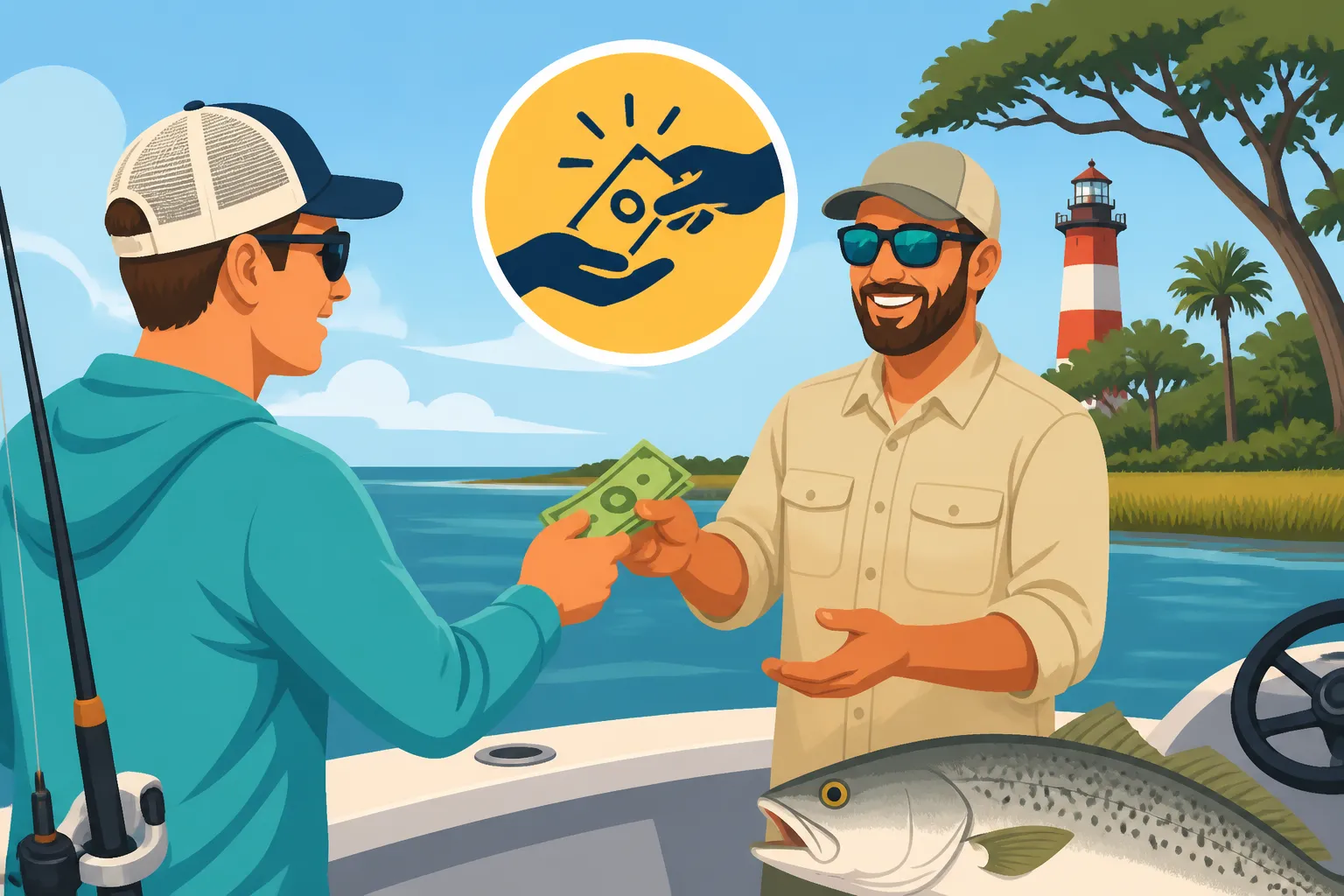 How Much to Tip a Hilton Head Fishing Guide