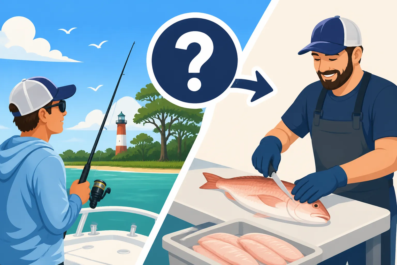 Does a Hilton Head Charter Clean Your Fish for You?