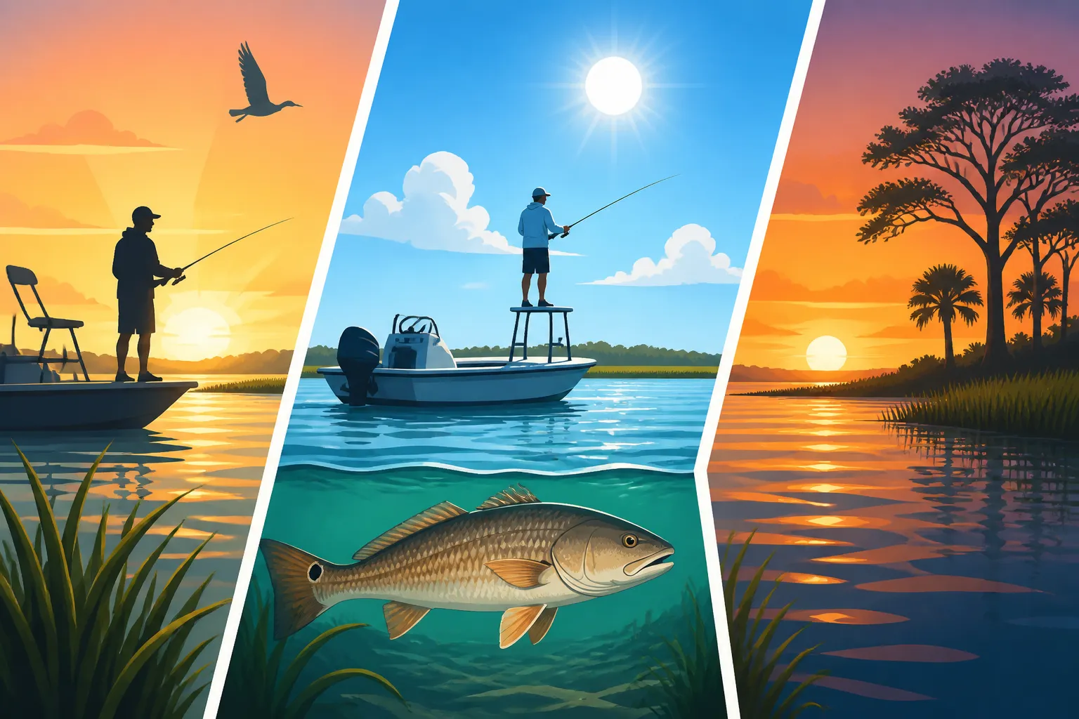Best Time of Day for Inshore Fishing on Hilton Head