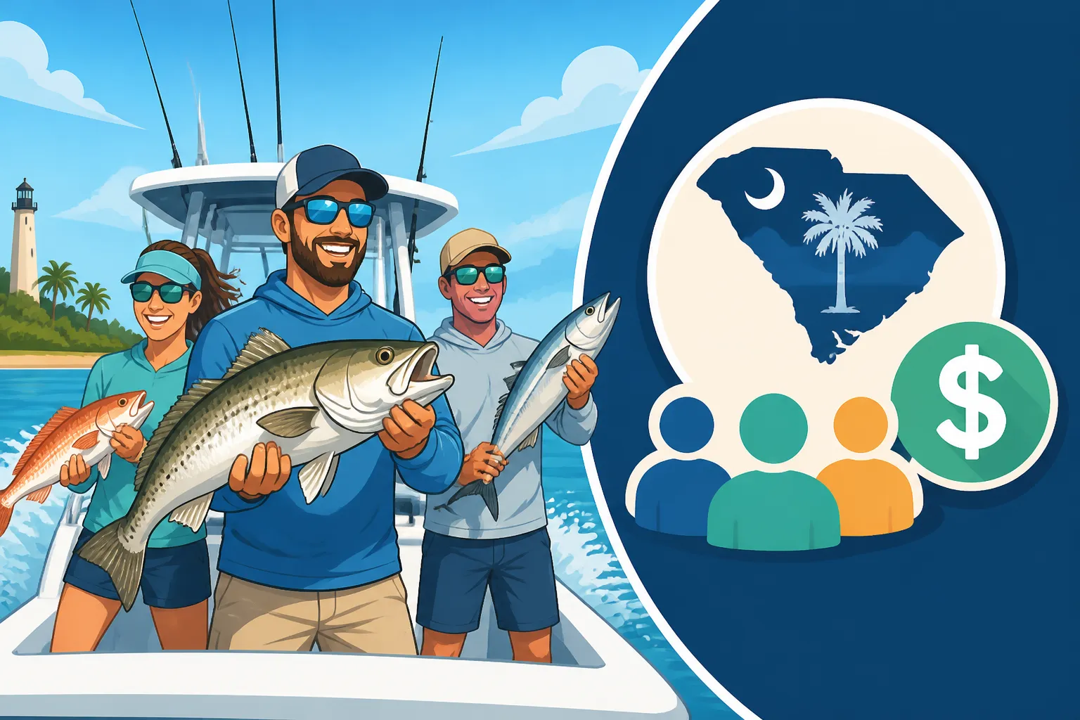 South Carolina Charter Fishing Cost per Person