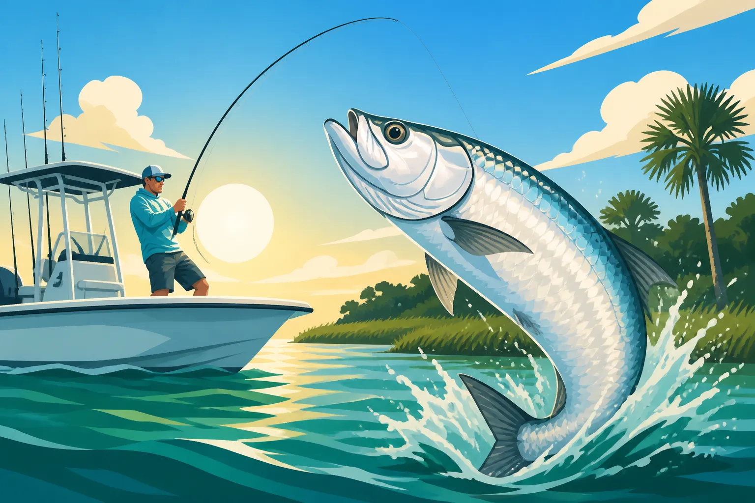 Summer Tarpon Charters on South Carolina's Coast