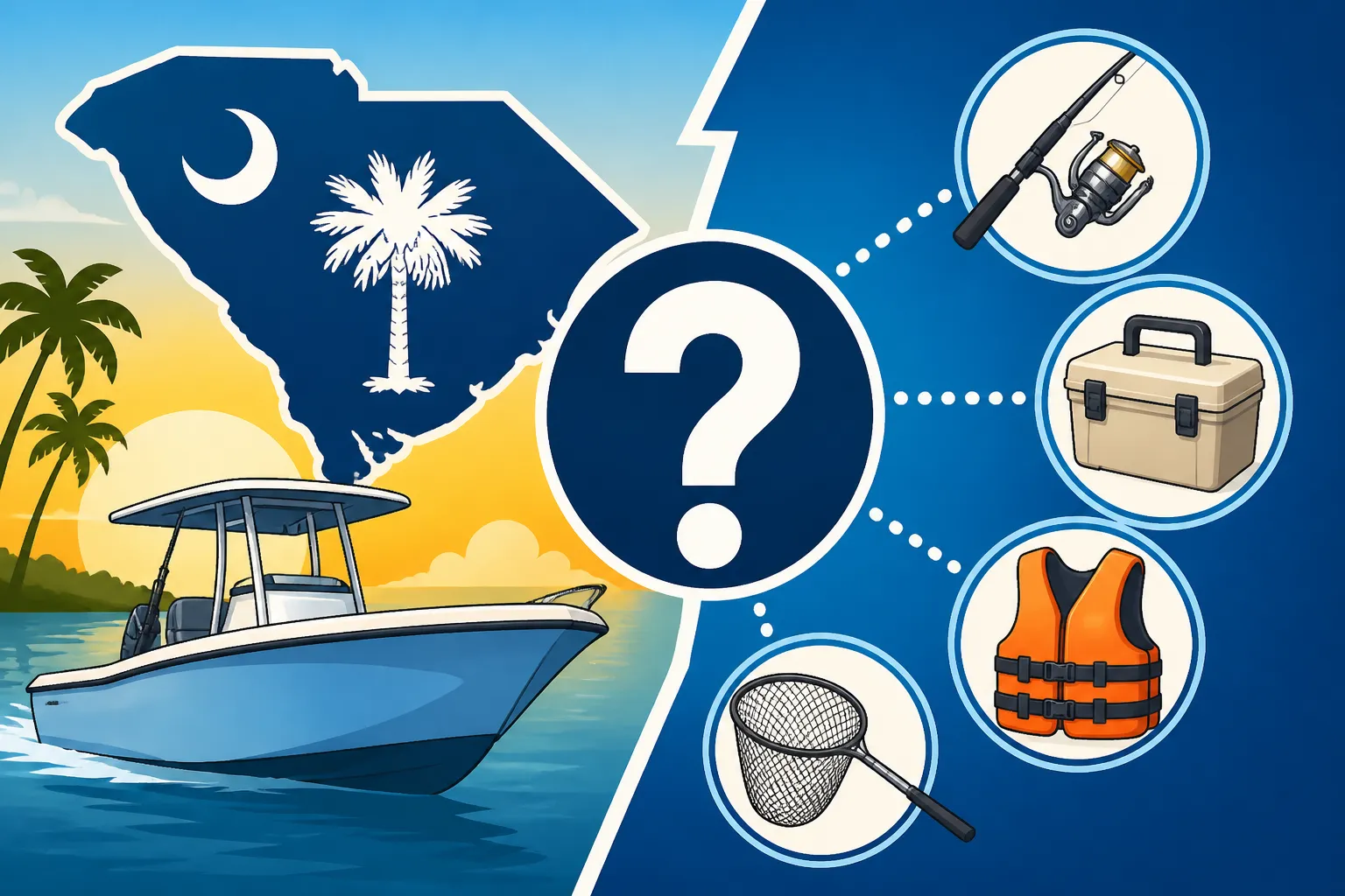 Does South Carolina Charter Price Include Gear and License?
