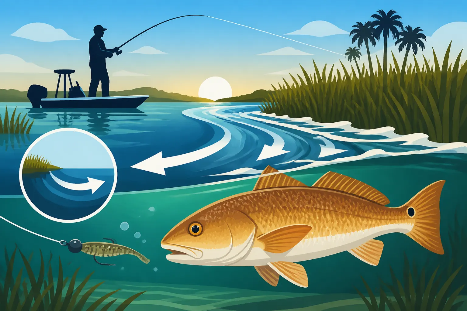 How to Fish an Incoming Tide for Redfish