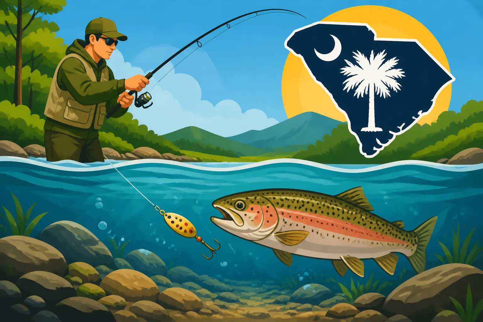 How to Spin Fish for Stocked Trout Streams