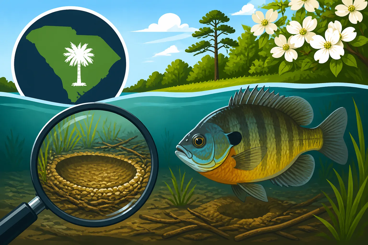 How to Find Bluegill Beds in Spring