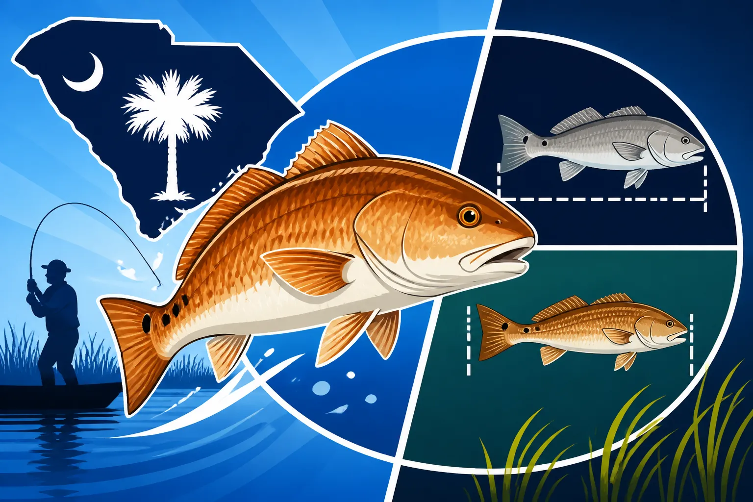 South Carolina Redfish Slot Limit and How It Affects Technique