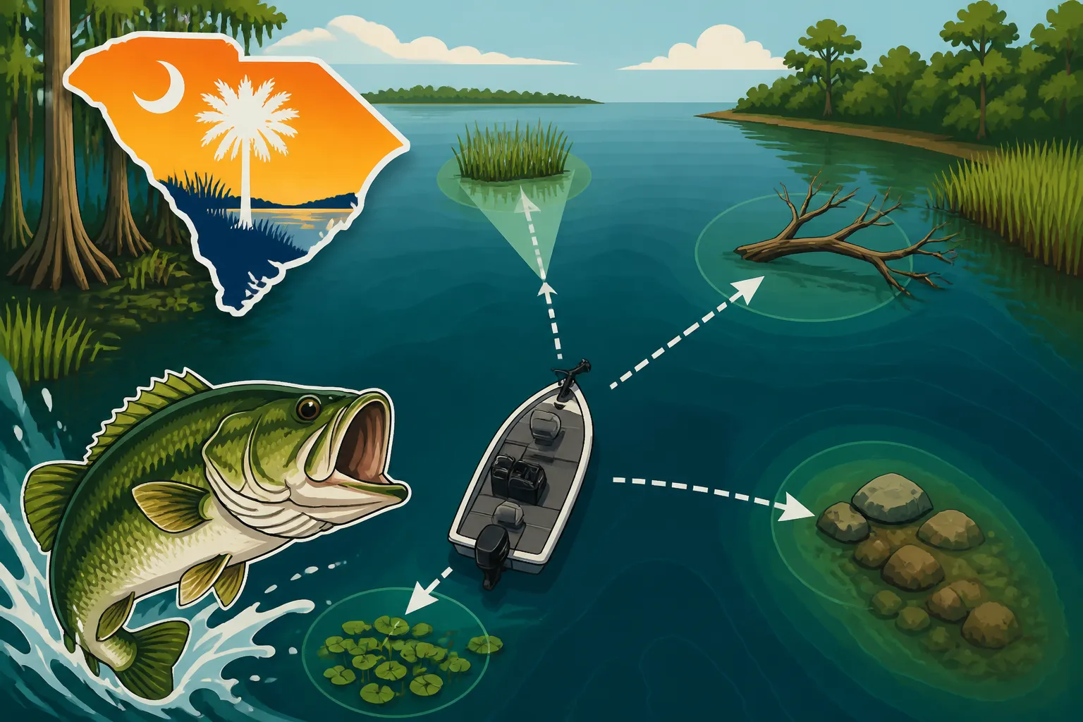 Boat Positioning Techniques for Bass Fishing