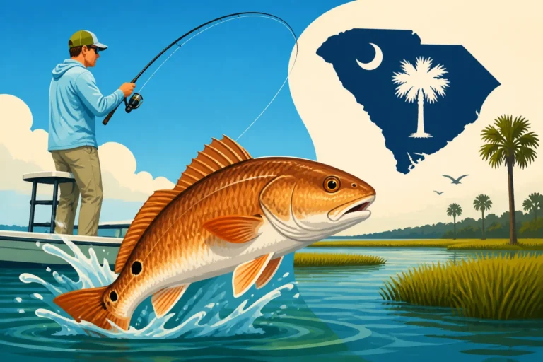 Redfish Fishing in South Carolina: Rules, Spots, and Tips