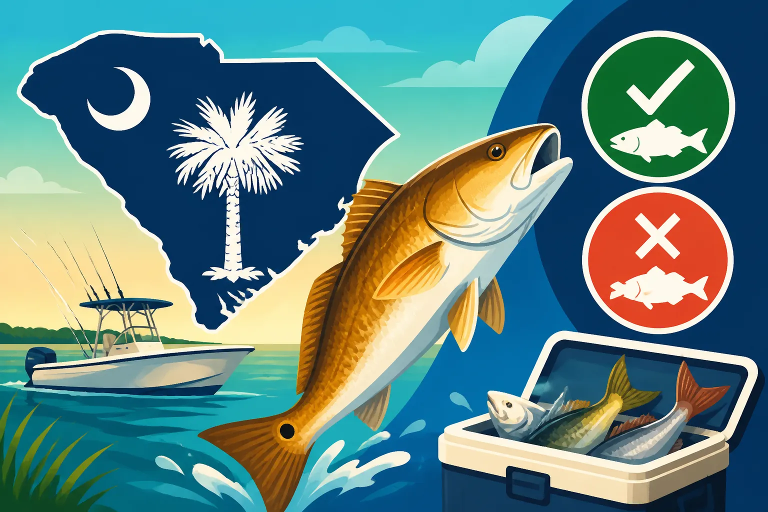 South Carolina Charter Fishing Rules for Keeping Fish