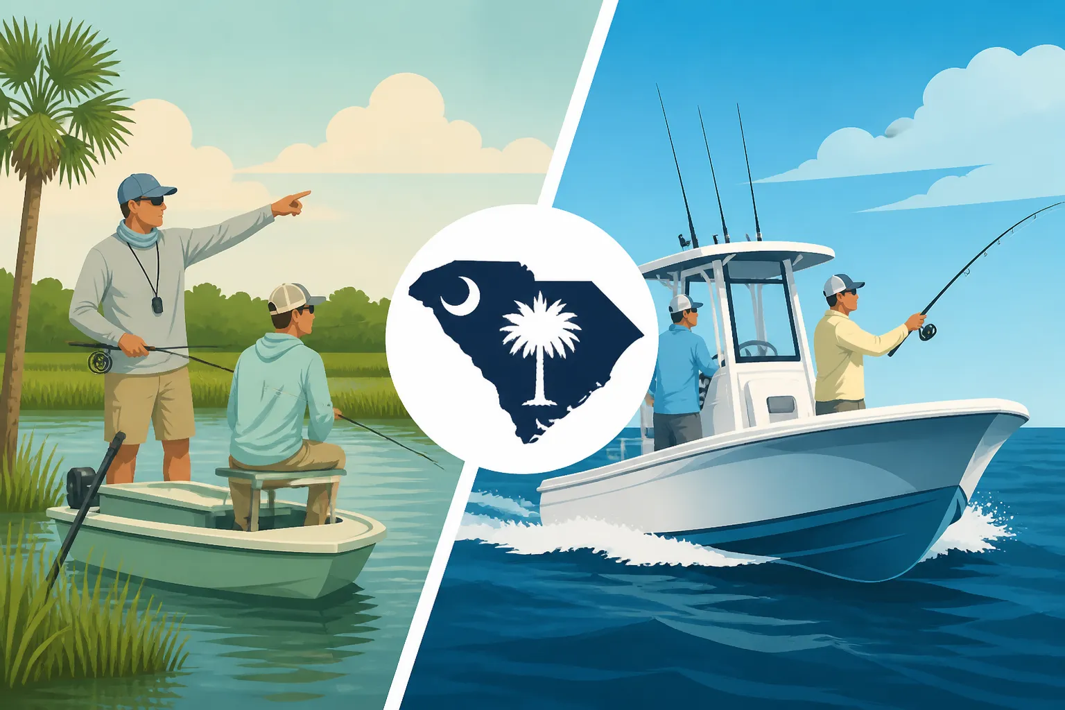 Choosing Between a Guide and a Charter in South Carolina