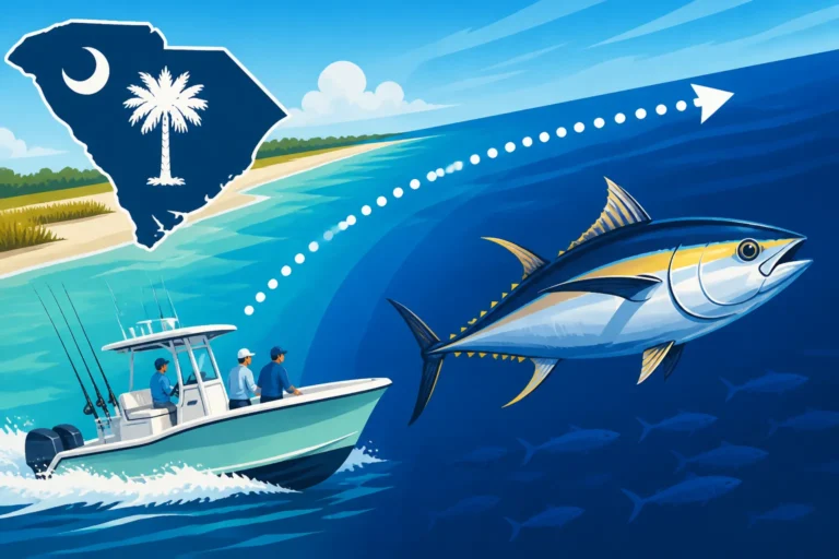 How Far Offshore Do South Carolina Charters Go for Tuna?