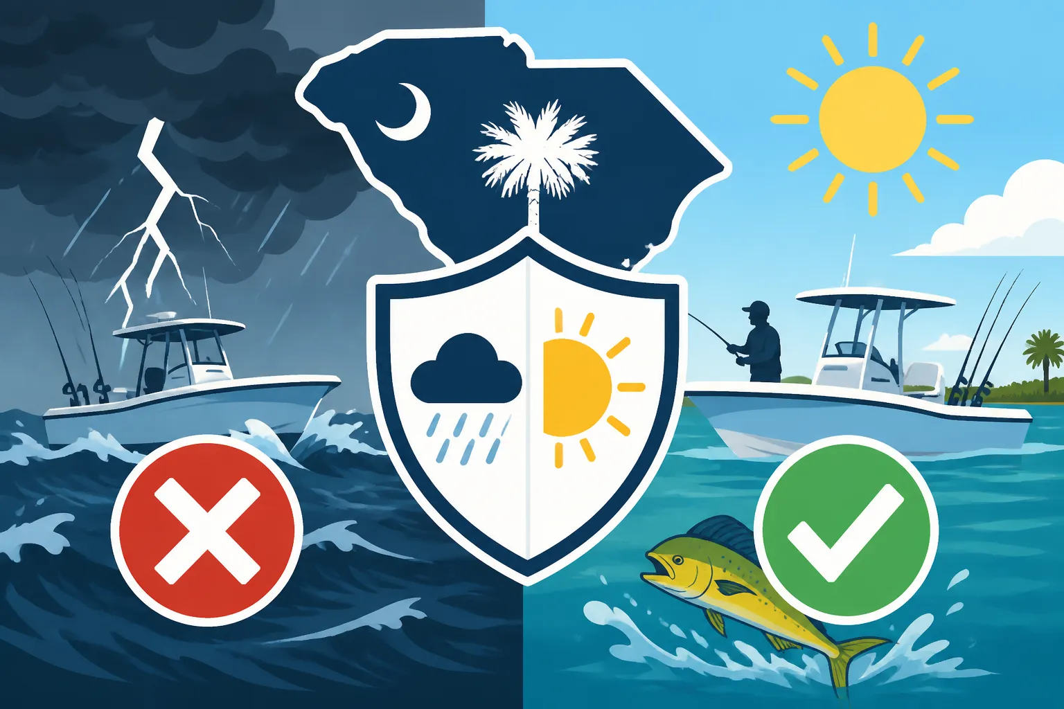 South Carolina Charter Fishing Cancellation and Weather Policy